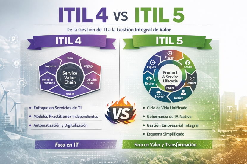 Actualización de ITIL4 a ITIL5