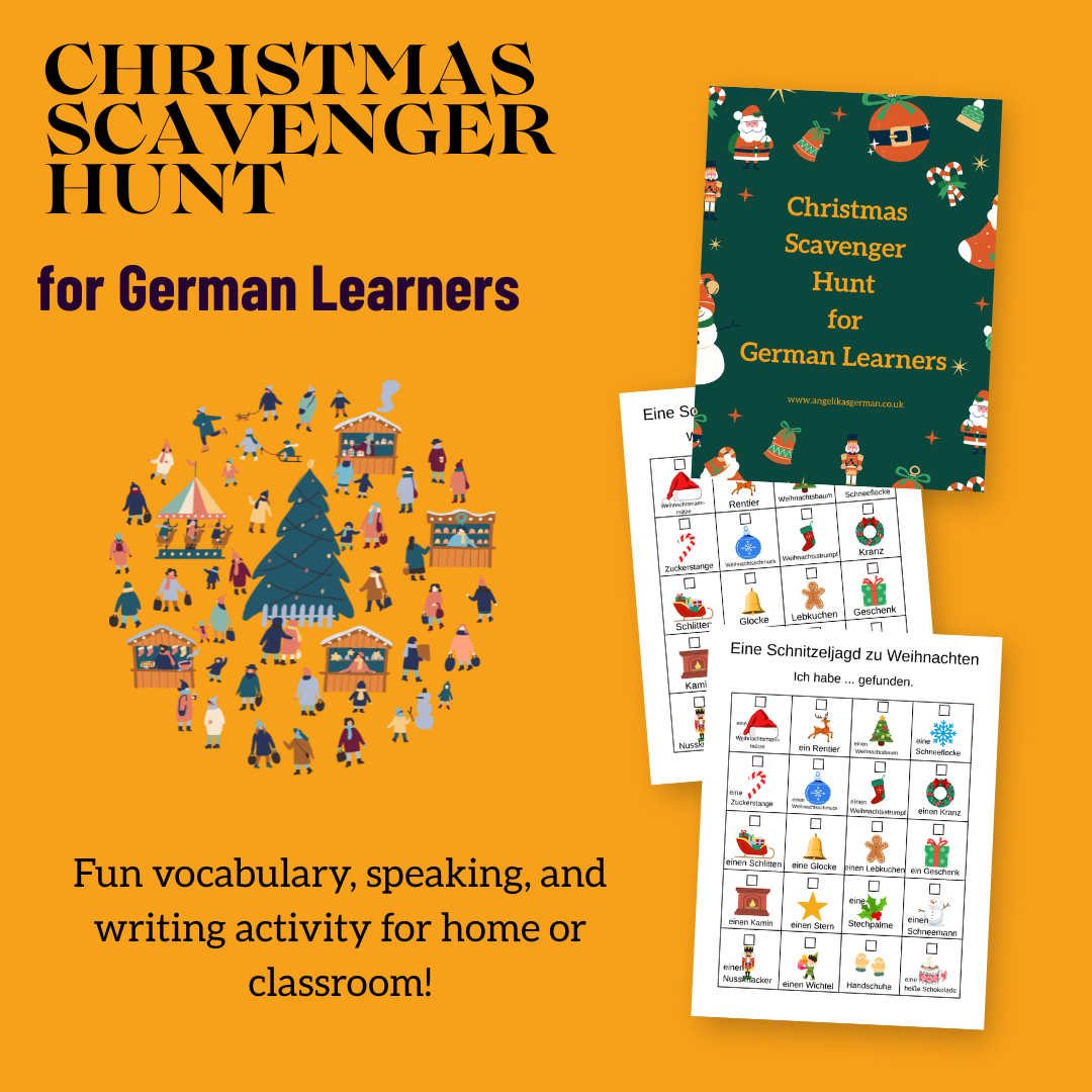 Christmas Scavenger Hunt for German Learners