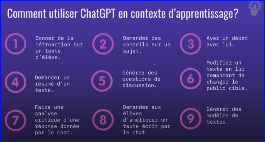 Recommandations pour une utilisation responsable de Chat GPT en milieu scolaire