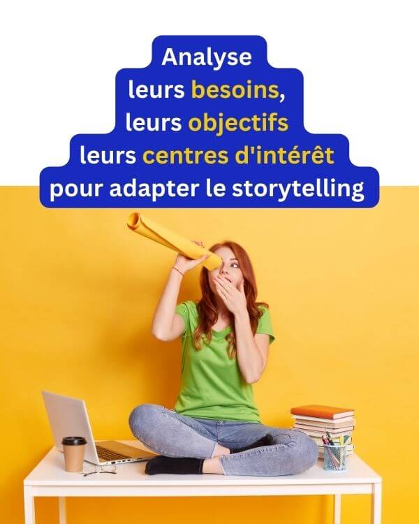 il est crucial de connaître son public avant de créer un storytelling