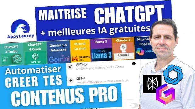 Atelier de FORMATION LIVE : Créer des contenus avec ChatGPT et les meilleurs outils IA gratuits