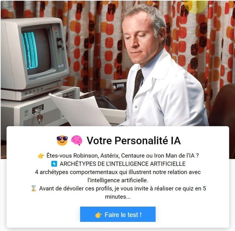 TEST profil IA : Robinson, Astérix, Centaure ou Iron Man ?