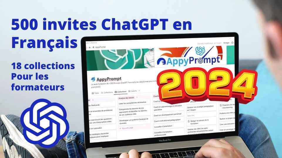 AppyPrompt : +500 modèles d'invite ChatGPT pour la formation