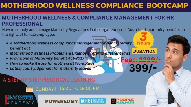 MOTHERHOOD WELLNESS & COMPLIANCE MANAGEMENT BOOTCAMP