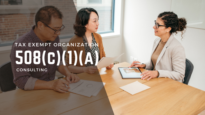 508(c)(1)(a) Tax Exempt Organization Consulting