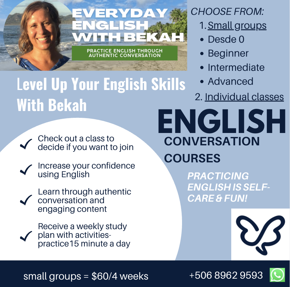 Everyday English small group: 3-month course