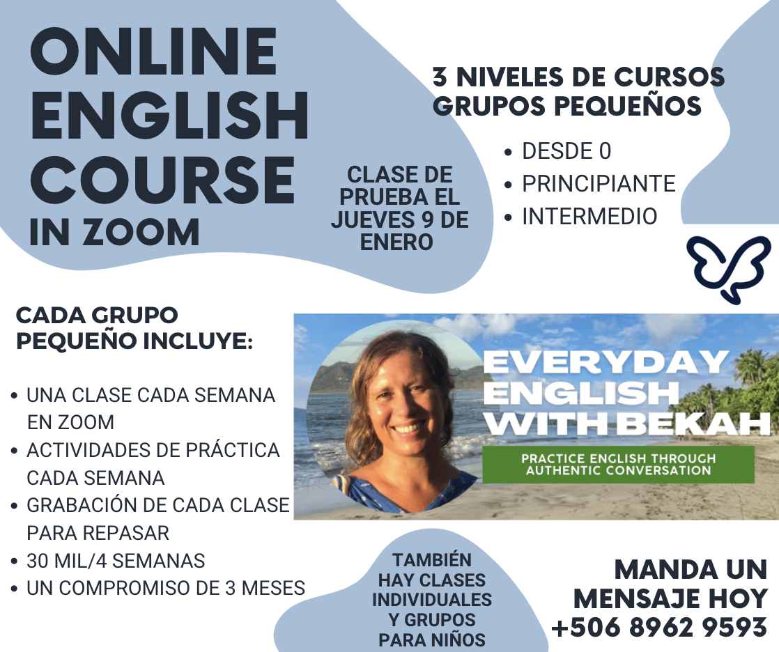 Everyday English small group: 3-month course