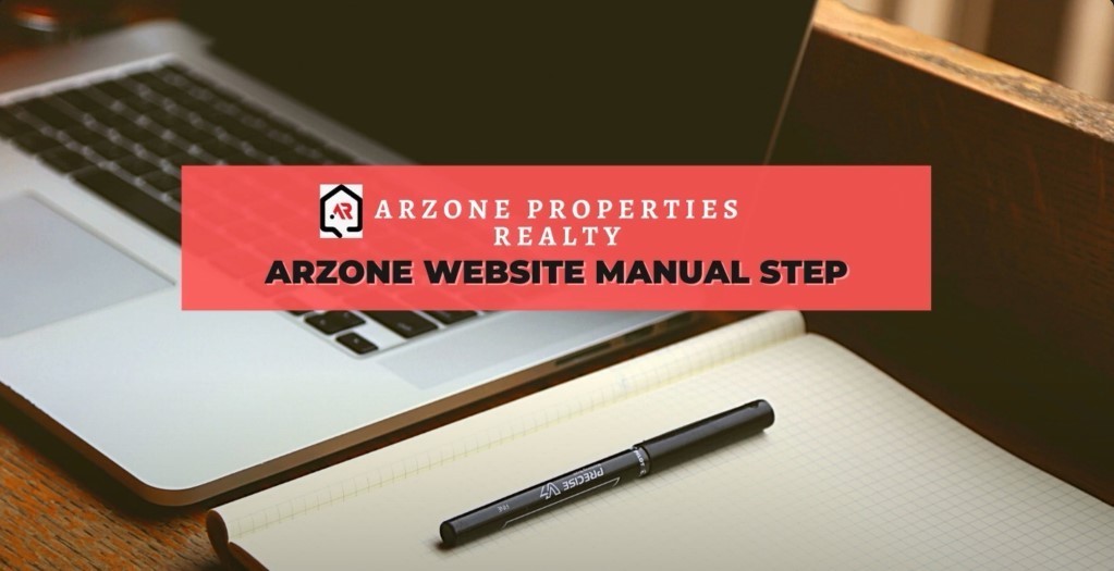 Arzone Website Manual Step