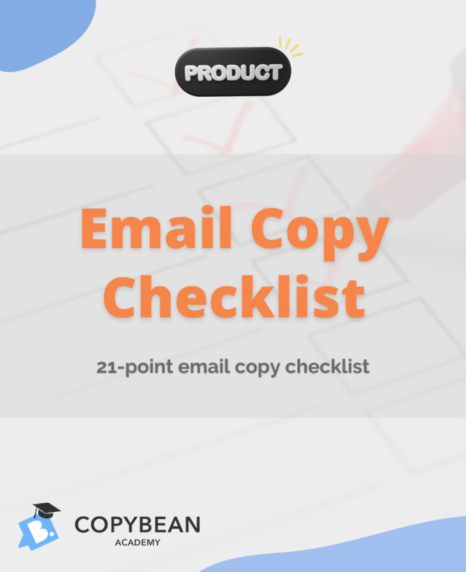 The Email Copy Checklist