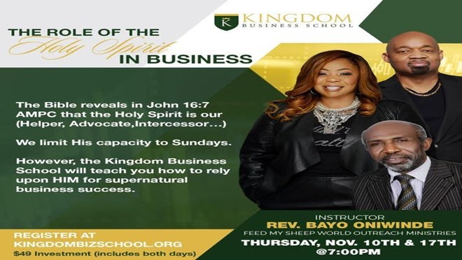 The Role of the Holy Spirit in Business