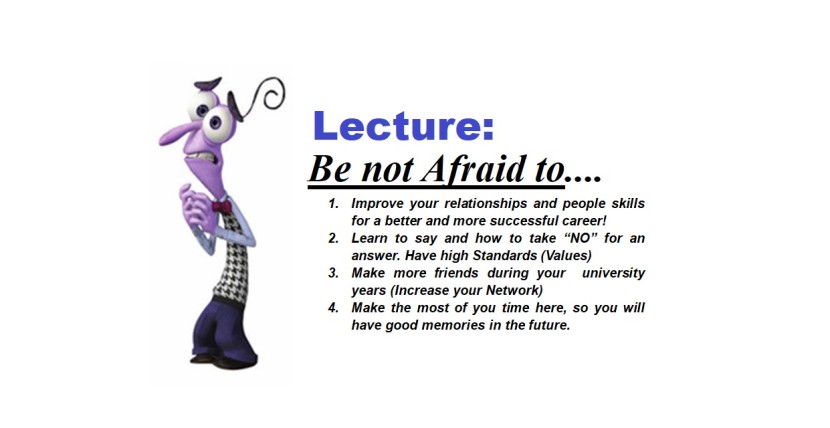 Be not Afraid to