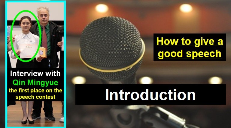 How to give a GOOD speech