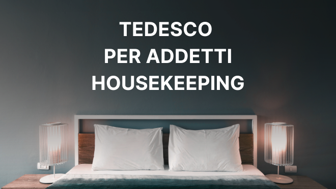 Tedesco per addetti housekeeping