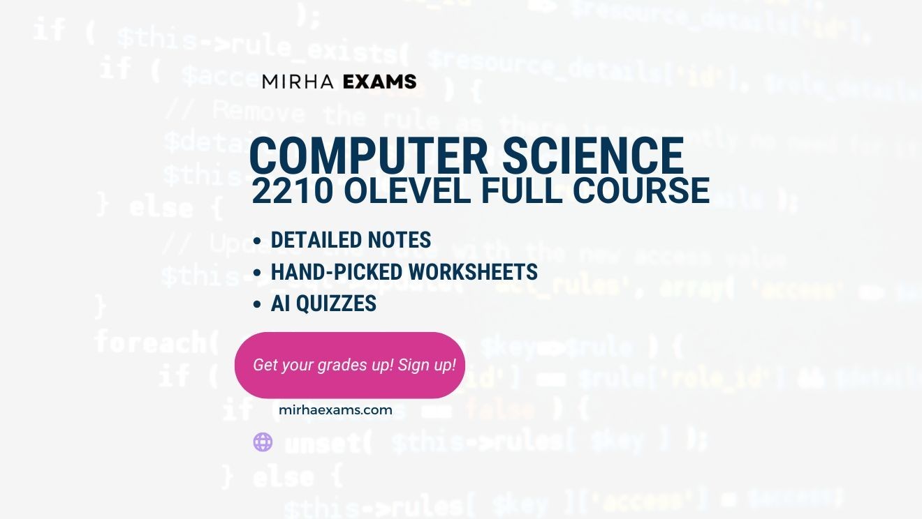 Computer Science 2210 Olevels Full Course
