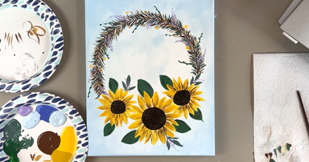 Sunflower Wreath