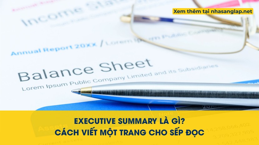 Executive Summary Là Gì? Cách Viết Một Trang Cho Sếp Đọc
