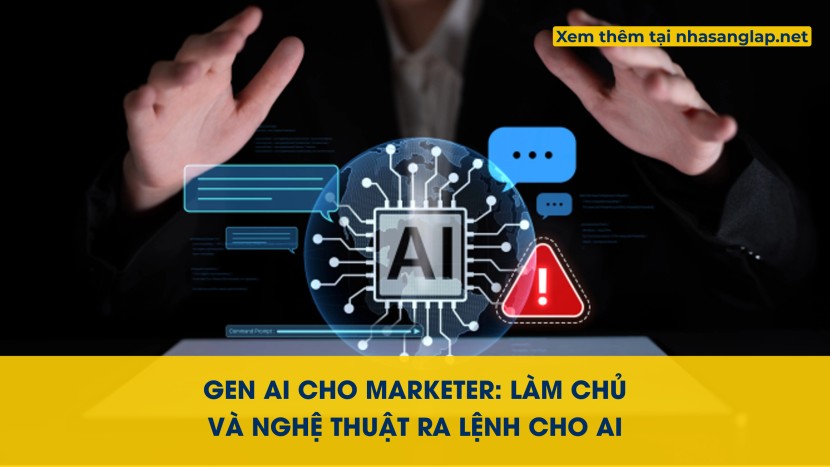 Gen AI cho Marketer: Làm chủ và Nghệ thuật ra lệnh cho AI