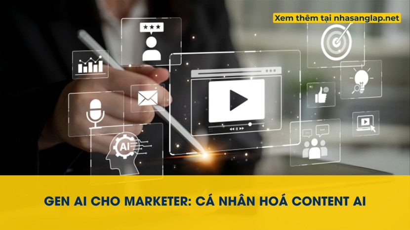 Gen AI cho Marketer: Cá nhân hoá Content AI