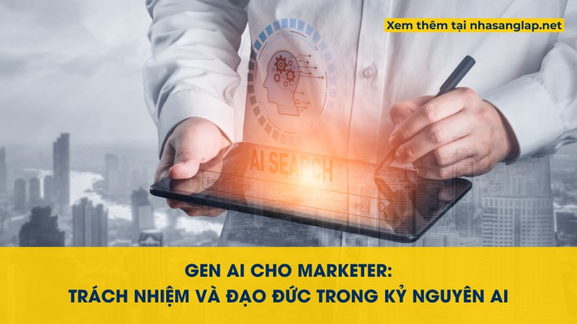 Gen AI cho Marketer: Trách nhiệm và đạo đức trong kỷ nguyên AI
