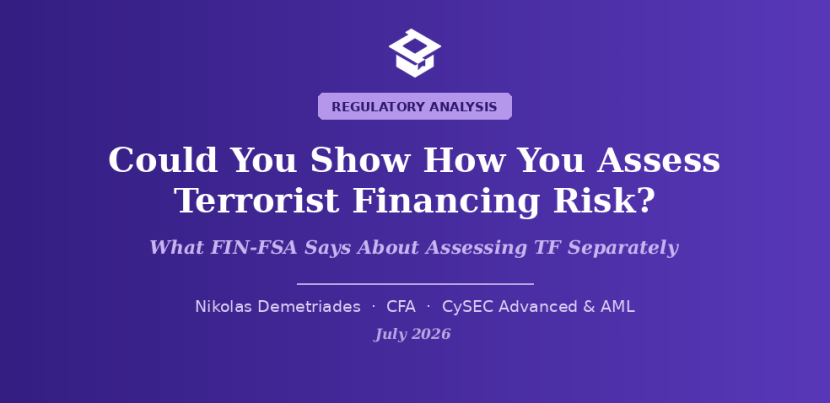 Why AML Red Flags Alone Are Not Enough for Terrorist Financing: What the FIN-FSA Guidance Says