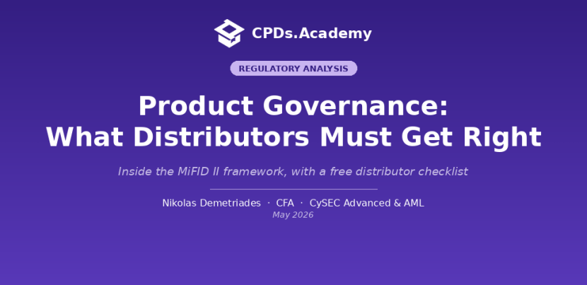 Product Governance Self-Assessment for Distributors: What Supervisors Actually Examine
