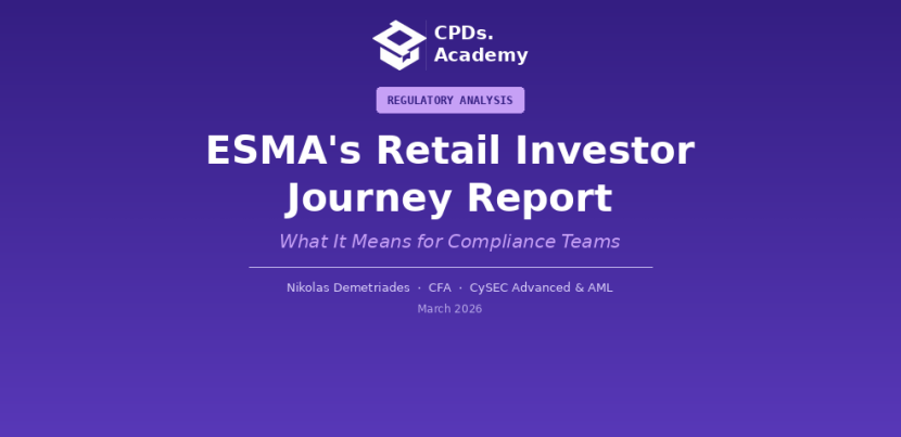 ESMA's Retail Investor Journey Report: What It Means for Compliance Teams