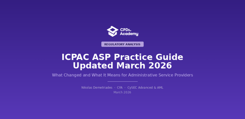 ICPAC's Updated Practice Guide for Administrative Service Providers: What Changed in March 2026