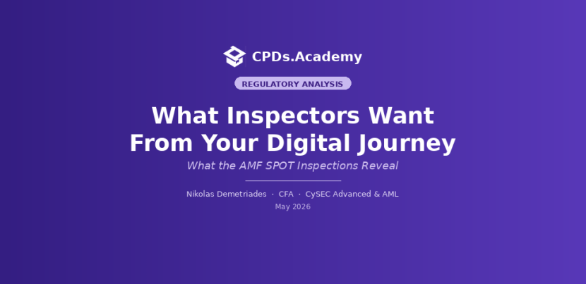 What Inspectors Want From Your Digital Journey: What the AMF SPOT Inspections Reveal