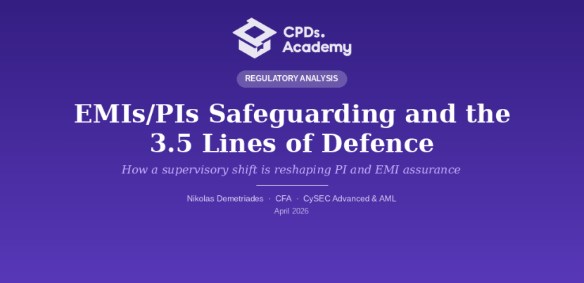EMIs/PIs Safeguarding and the 3.5 Lines of Defence: How a Supervisory Shift Is Reshaping Client Fund Assurance