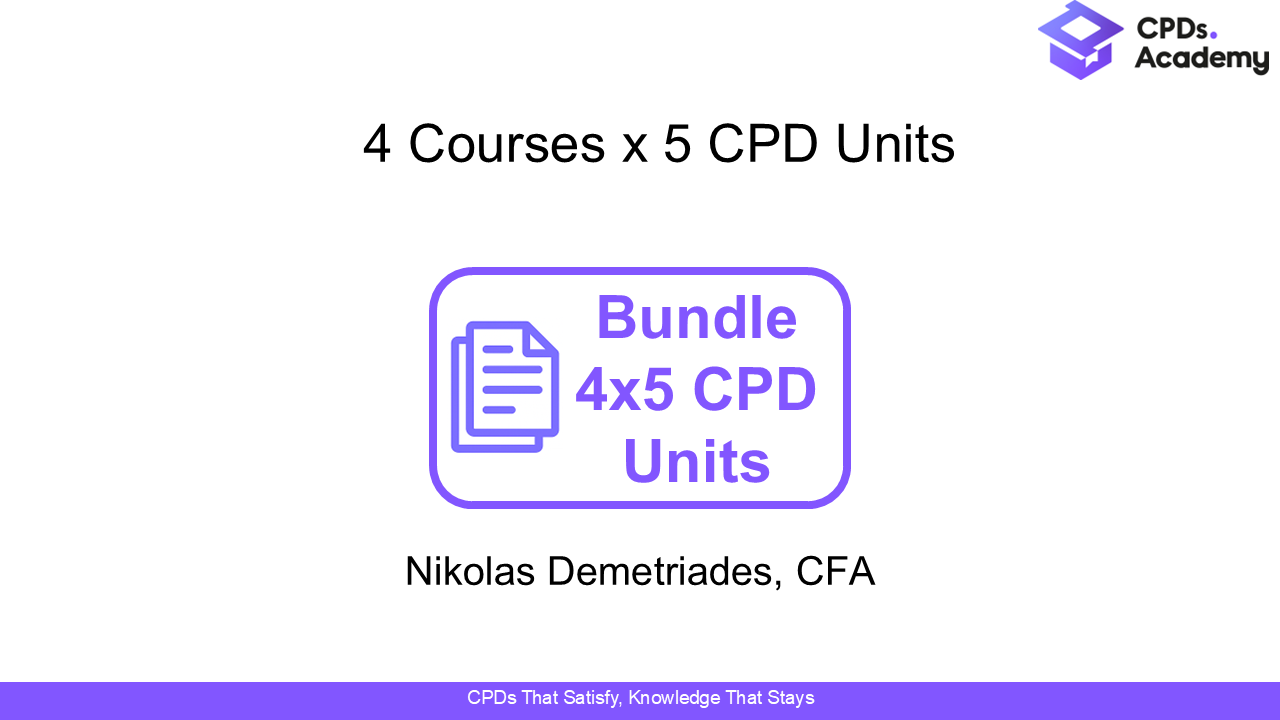 Bundle: 4 Courses x 5 CPD Units