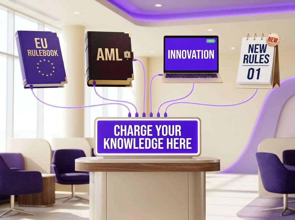 CPDs.Academy CPD training platform charging professionals with EU Rulebook, AML, Innovation, and New Rules knowledge