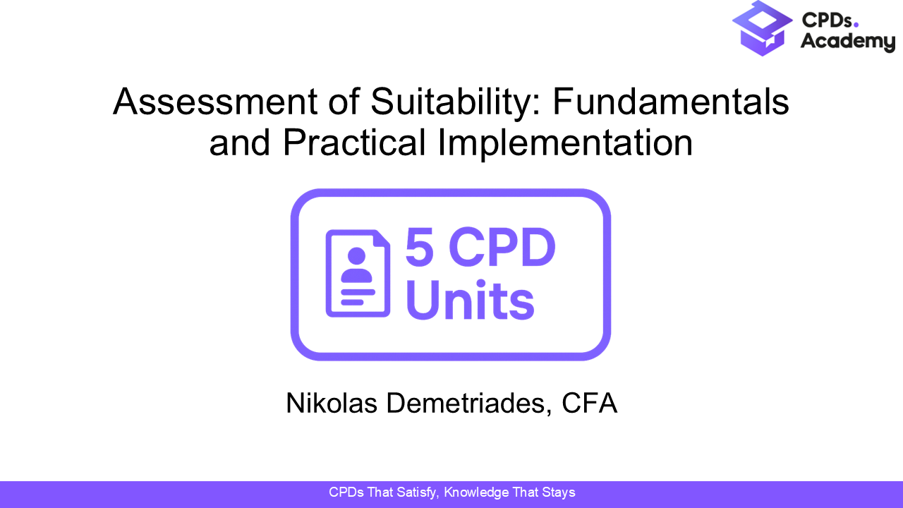Assessment of Suitability: Fundamentals and Practical Implementation