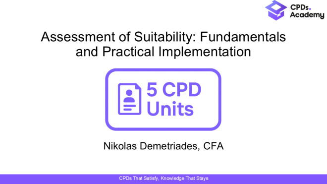Assessment of Suitability: Fundamentals and Practical Implementation