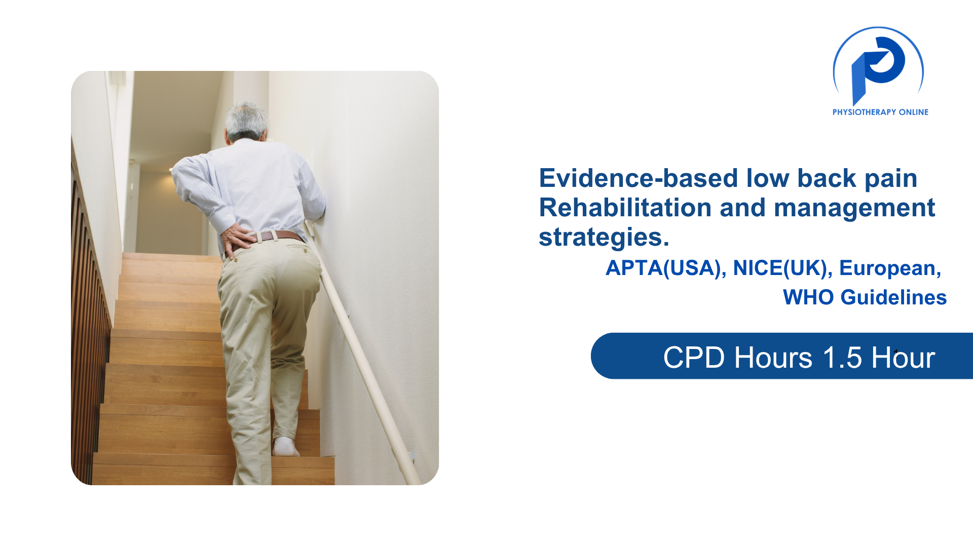 Evidence-based low back pain Rehabilitation and management strategies.