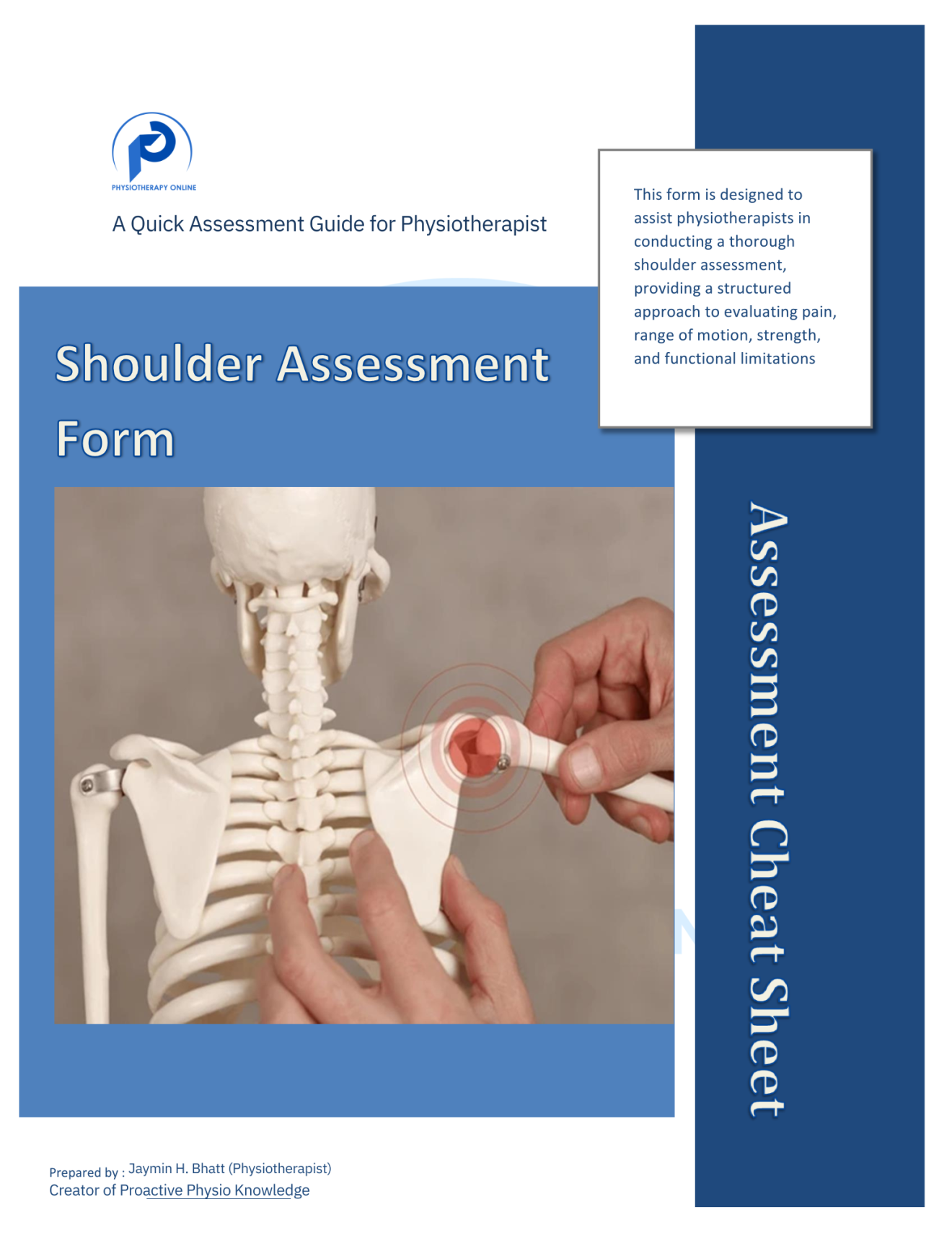 Shoulder Assessment Physiotherapy Form PDF