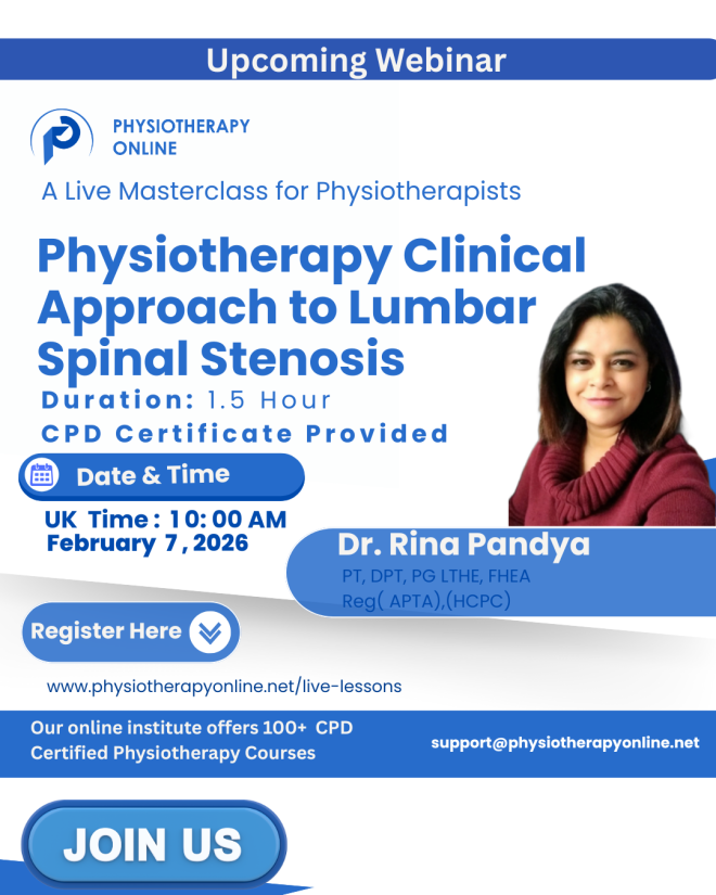 Physiotherapy Management Lumbar Spinal Stenosis