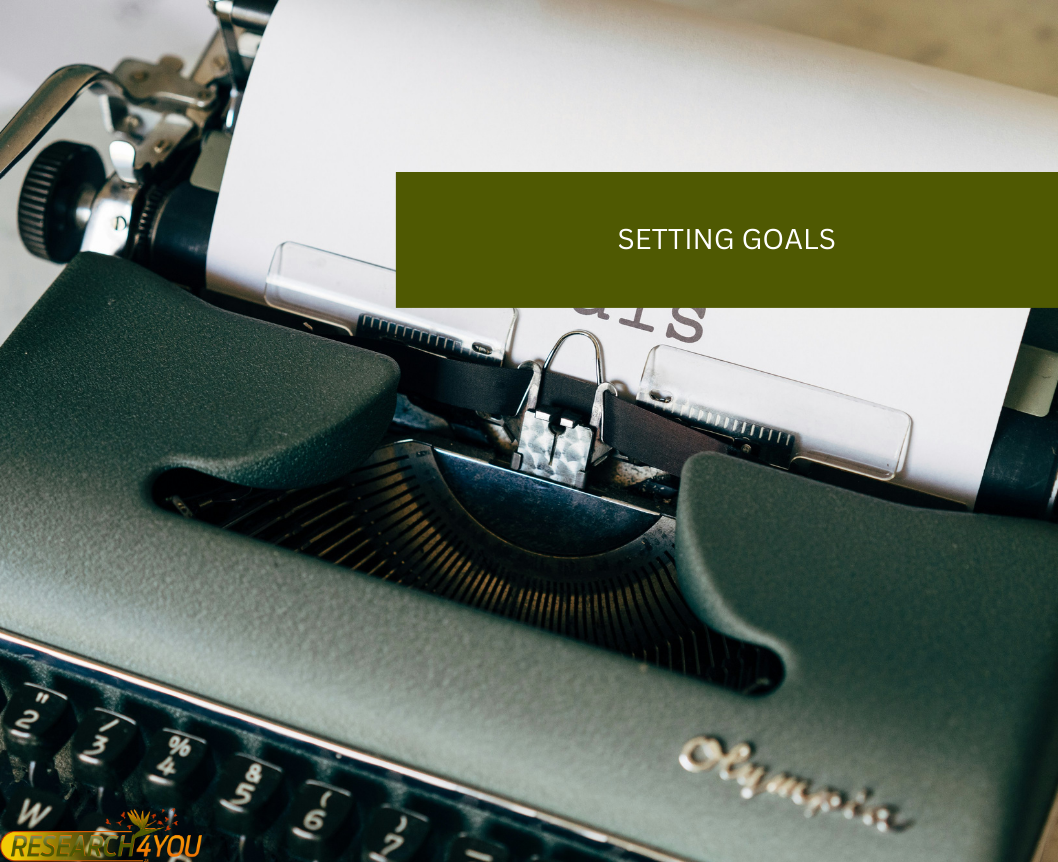 Setting goals for your research process