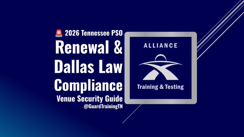 Tennessee PSO Renewal 2026: The Ultimate Hospitality & Venue Compliance Guide