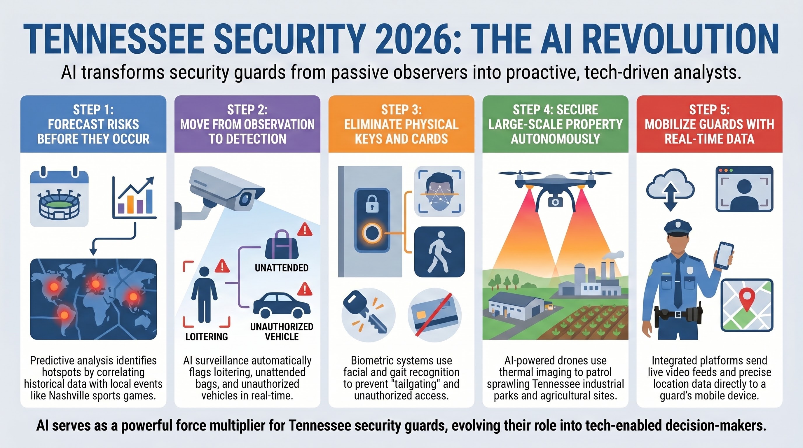 Top 5 AI Tech Trends Revolutionizing Tennessee Security by 2026