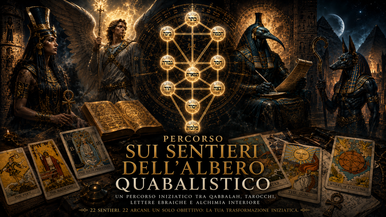 I 22 Arcani sui Sentieri dell’Albero Quabalistico Parte 2 - Tradizione: Golden Dawn, Rosa Croce, Quabalah Ermetica e Magia Teurgica.