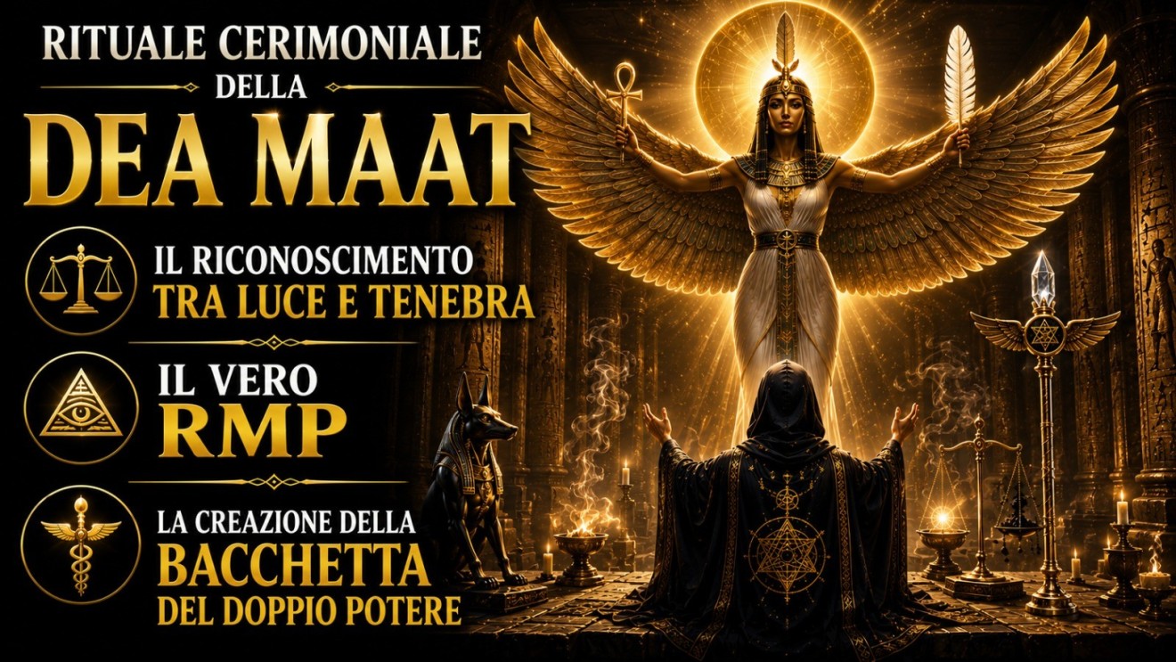 Schema Rituale Cerimoniale: Il Rito della Dea Maat