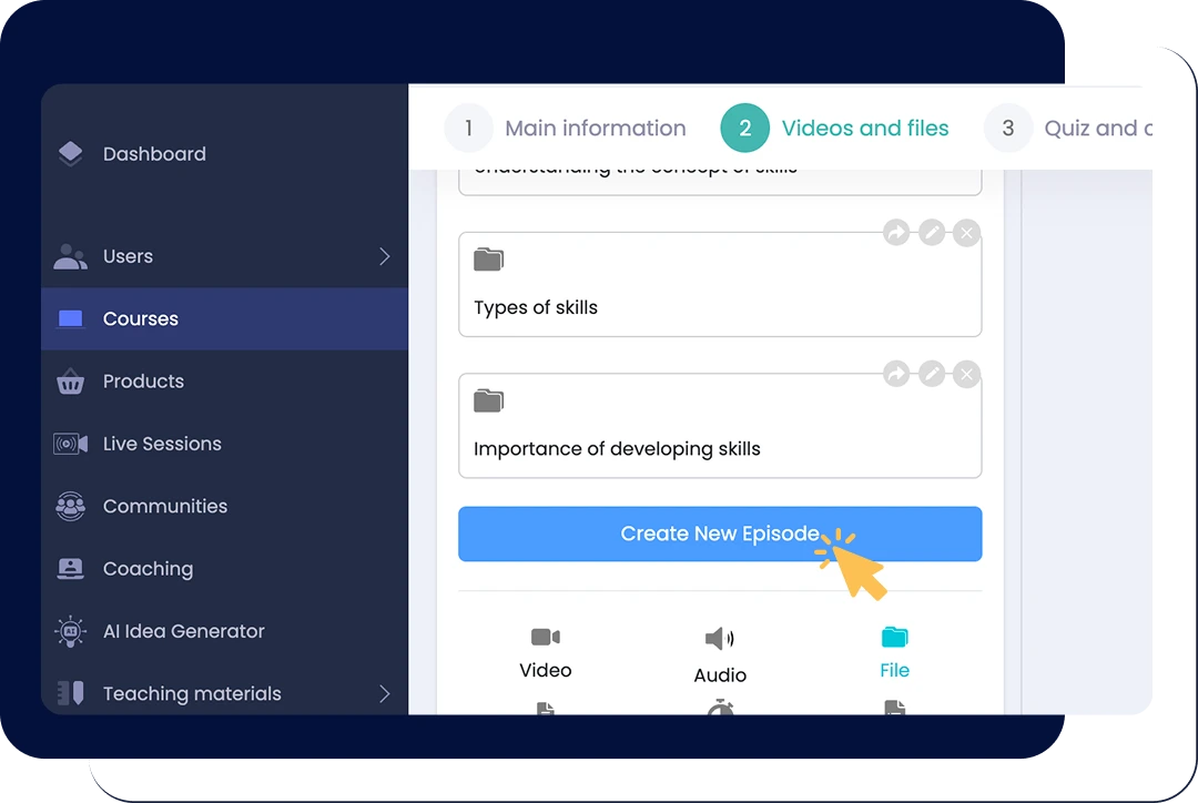 Build training with ease