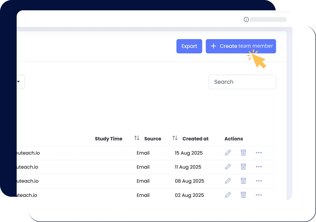 Manage employees and roles