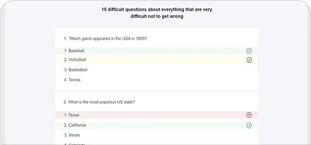 Check knowledge with quizzes