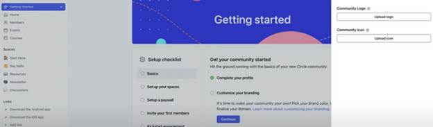 Circle dashboard