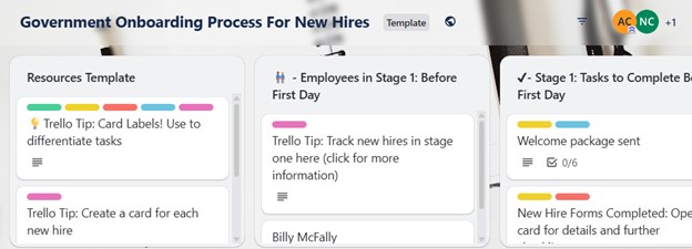 Trello wiki example