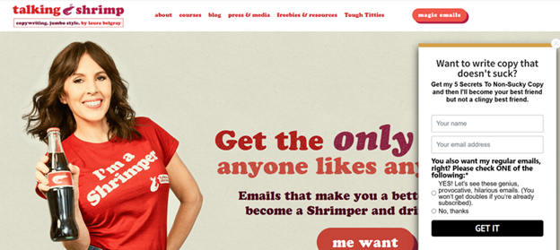 Pop up examples