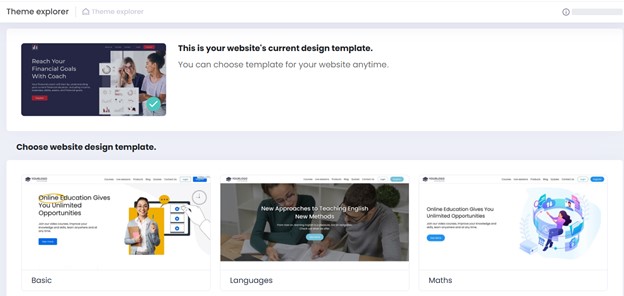 Uteach dashboard