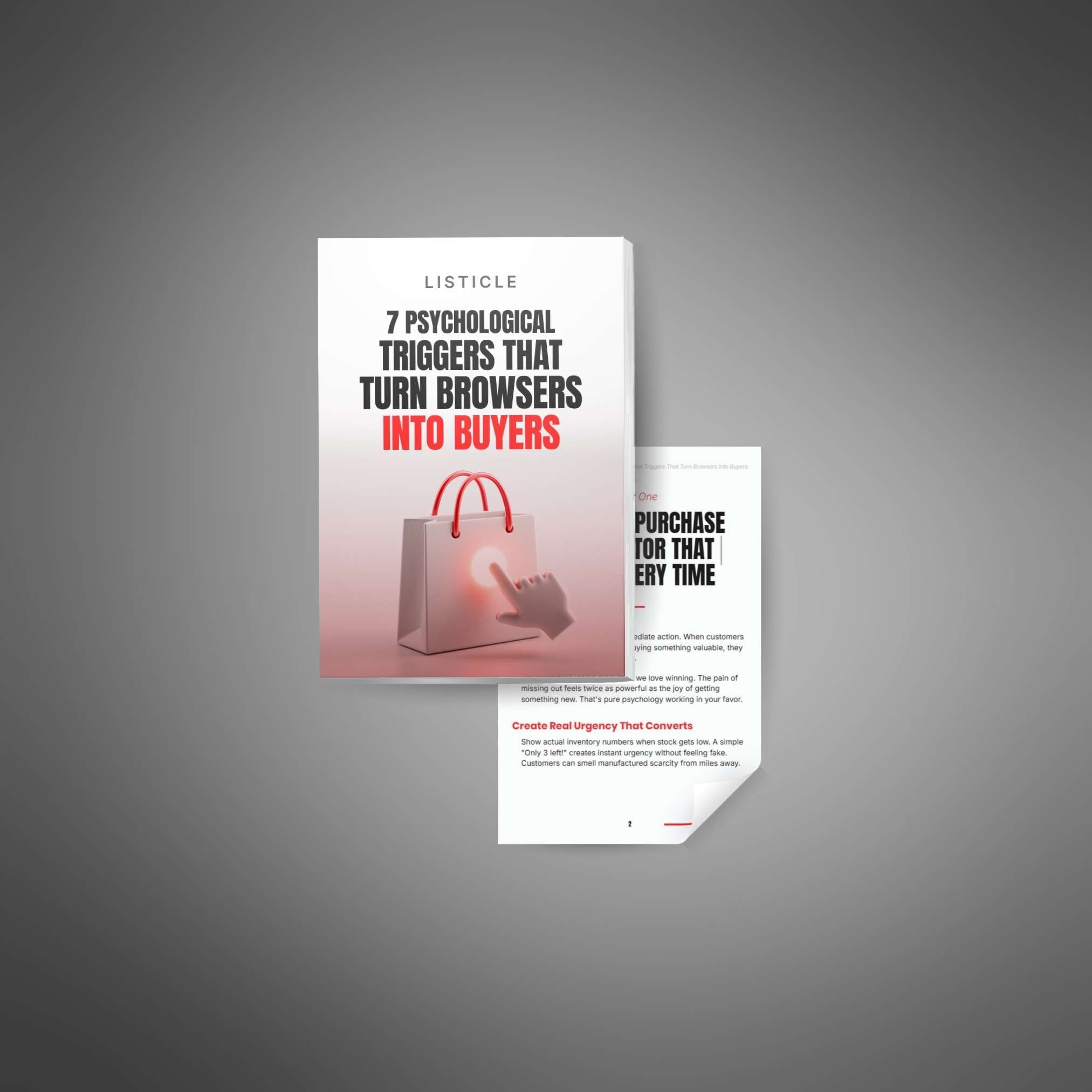 7 Psychological Triggers That Turn Browsers Into Buyers - A Listicle